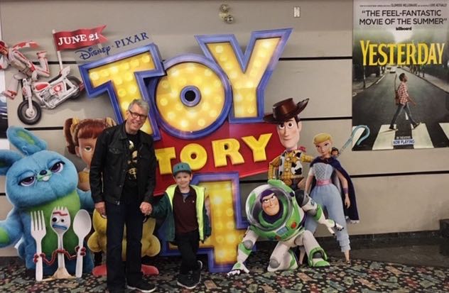 Rob and Colin at Toy Story 4